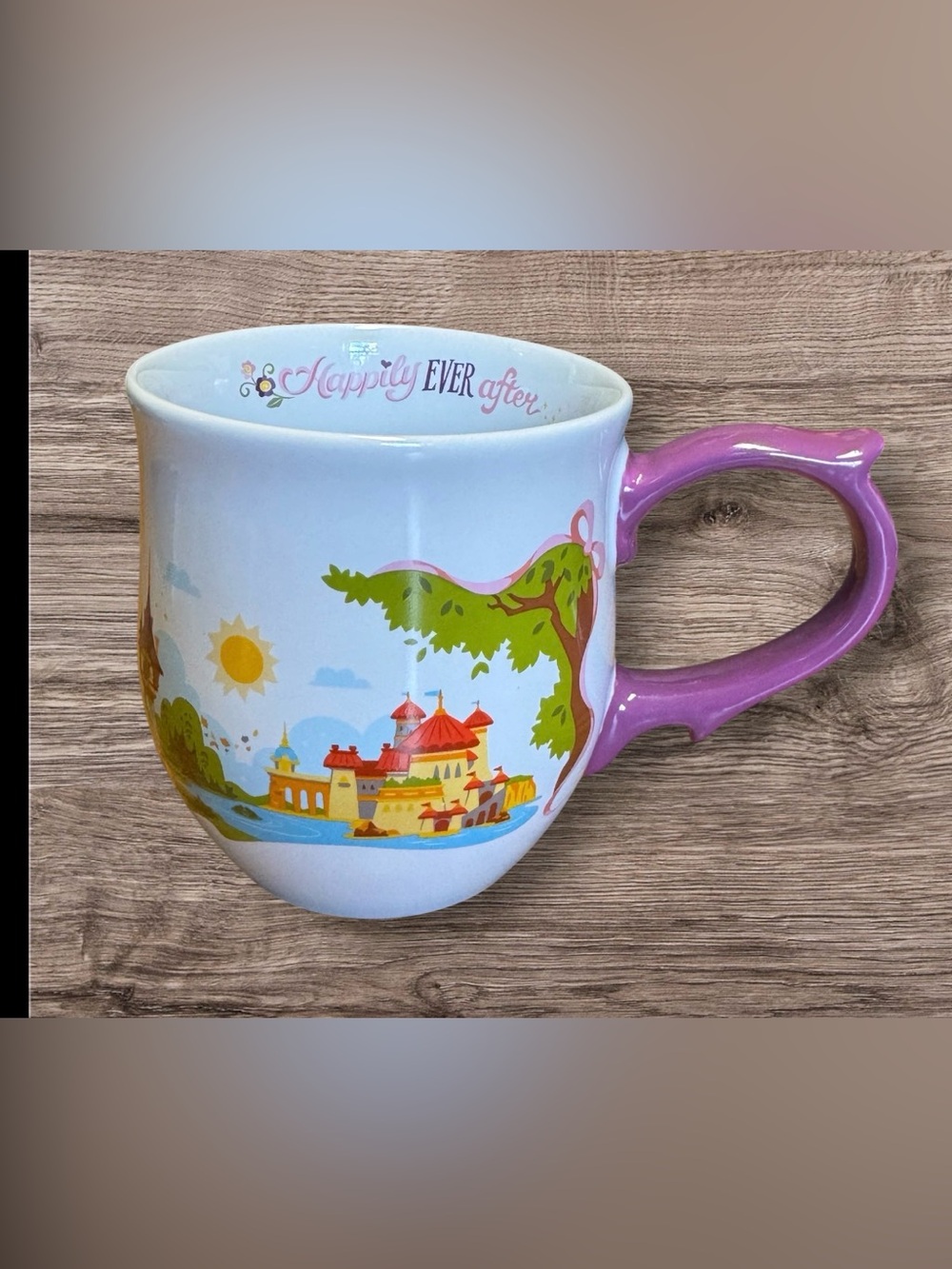 Disney Parks Princess Castles Coffee Mug Happily Ever After & Once Apon A Time